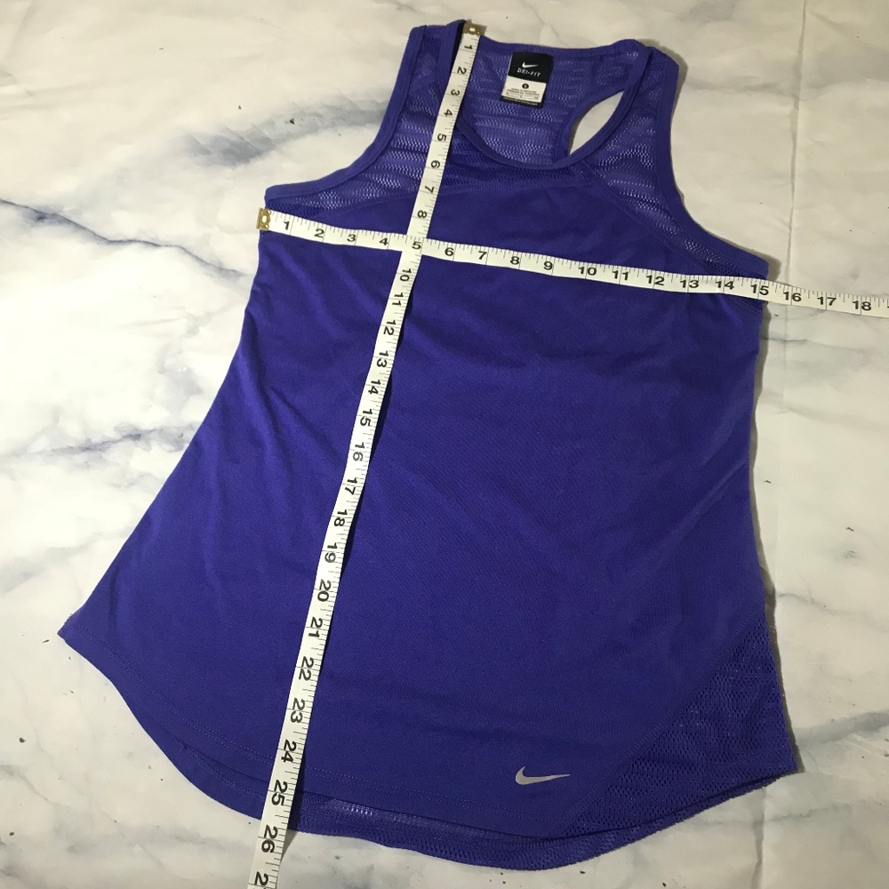Nike Dri-Fit Purple Athletic Relay Tank Top - Picture 5 of 9